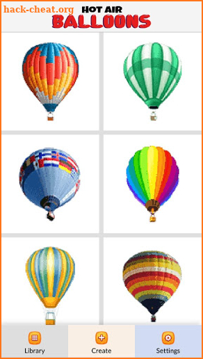 Hot Air Balloons Color by Number - Pixel Art Game screenshot