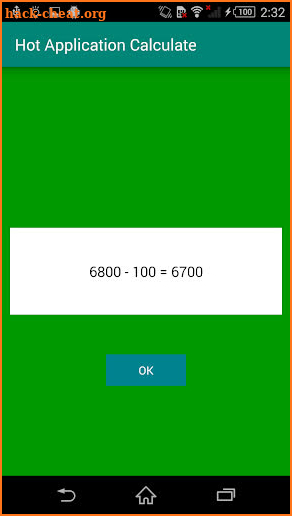 Hot Application Calculate screenshot