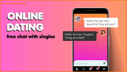"Hot dating": chat with singles screenshot