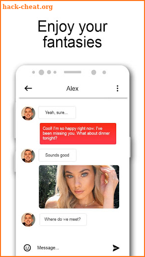 Hot flirt today - match dating chat screenshot