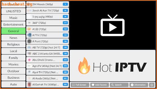 Hot IPTV screenshot