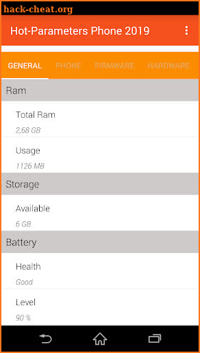 Hot-Parameters Phone 2019 screenshot