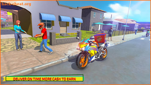 Hot Pizza Delivery Bike Boy screenshot