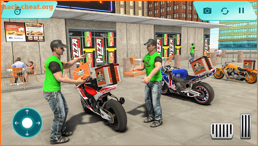 Hot Pizza Food Delivery Games: Bike Driving Games screenshot