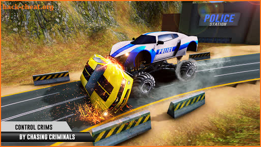 Hot pursuit Monster truck 3d: GT police chase screenshot