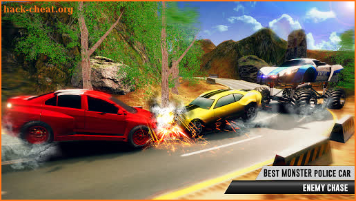 Hot pursuit Monster truck 3d: GT police chase screenshot