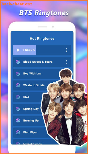 Hot Ringtones: Pop, BTS, Anime, Meme Music Tones screenshot