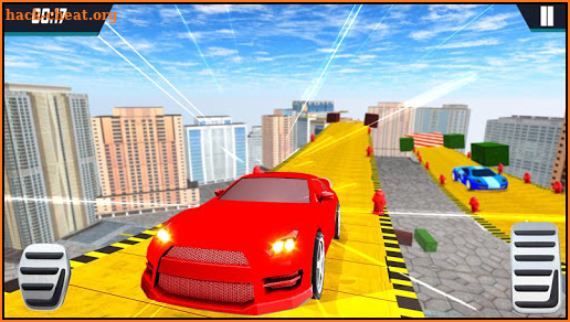 Hot Wheels Car Games: impossible stunt car tracks screenshot