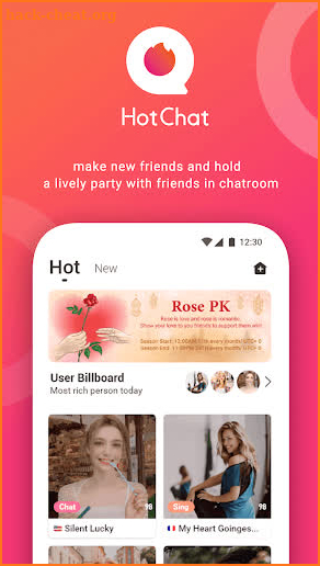 Hotchat- Chatting& Make new friends screenshot