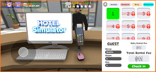 Hotel Manager Simulator 3D screenshot