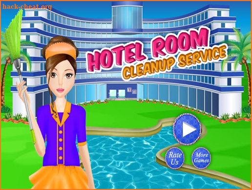 Hotel Room Cleaning Girls Game screenshot