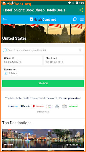 HotelTonight: Book Cheap Hotels Deals screenshot
