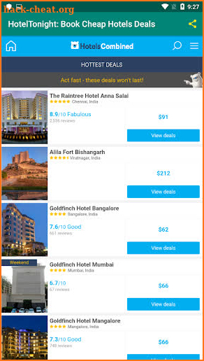HotelTonight: Book Cheap Hotels Deals screenshot