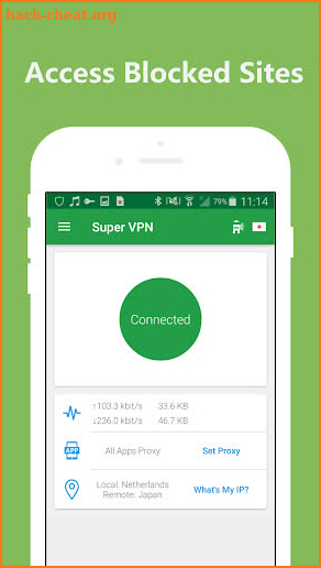 Hotspot VPN - Super Free VPN Unlimited Proxy screenshot