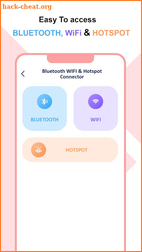 Hotspot Wifi Bluetooth Manager : Connector screenshot