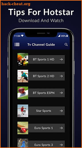 Hotstar Live TV : Cricket & Streaming Guides screenshot