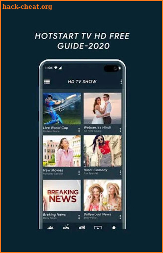 Hotstar Live TV Shows Free Movies HD Tips screenshot