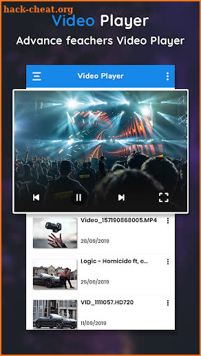 Hott Video Player - All Format HD Video Player screenshot