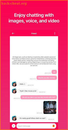 HotTalk Anonymous Chat&Friends screenshot