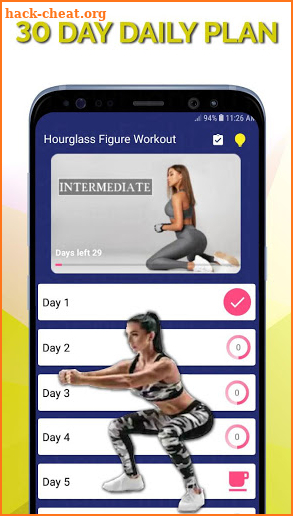 Hourglass Figure Workout - Small Waist Bubble Butt screenshot