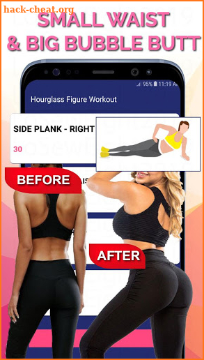 Hourglass Figure Workout - Small Waist Bubble Butt screenshot