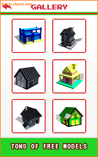 House 3D Color by Number - Voxel, Sandbox Coloring screenshot