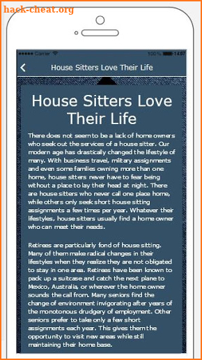 House and Pet Sitters screenshot