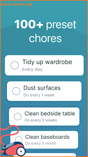 House Chores Cleaning Schedule screenshot