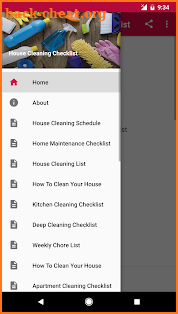 House Cleaning Checklist screenshot