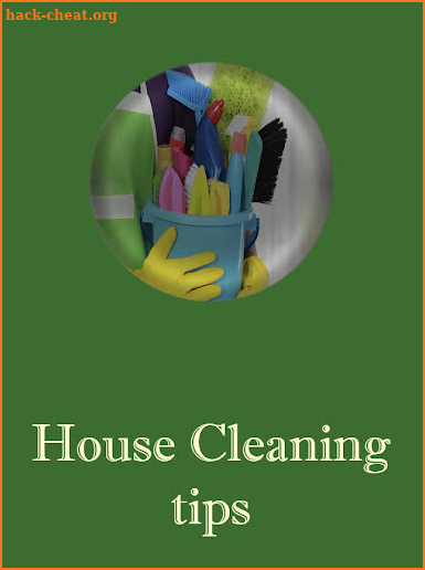 House cleaning tips screenshot