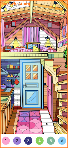House Color - Paint by number screenshot