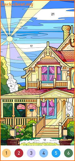 House Color - Paint by number screenshot