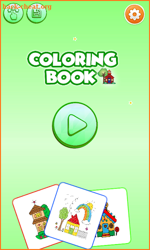 House Coloring Game screenshot