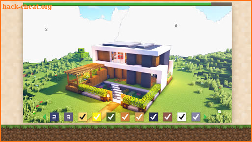 House Craft – Build & Color by Number screenshot