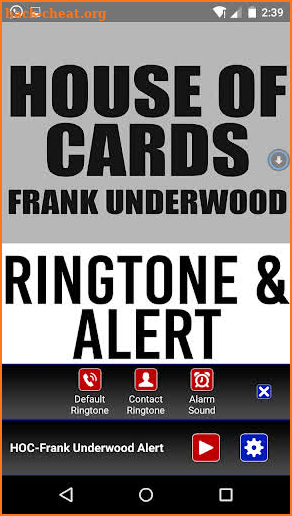 House of Cards Frank Underwood screenshot
