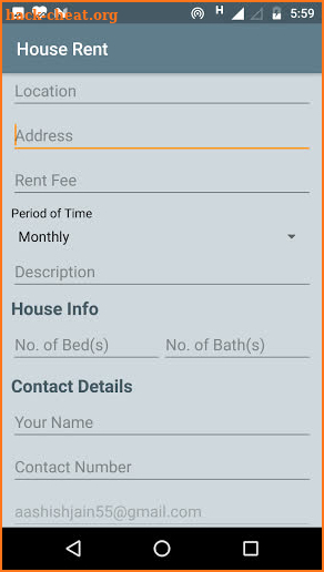 House Rent - simple n easy screenshot