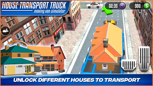 House Transport Truck Moving Van Simulator screenshot