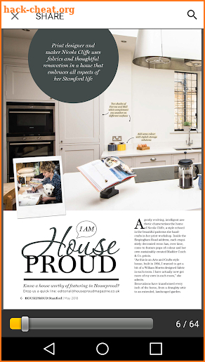Houseproud Magazine screenshot