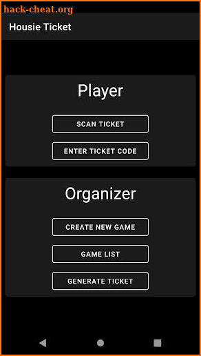 Housie/Tambola Ticket Generator and Play app screenshot