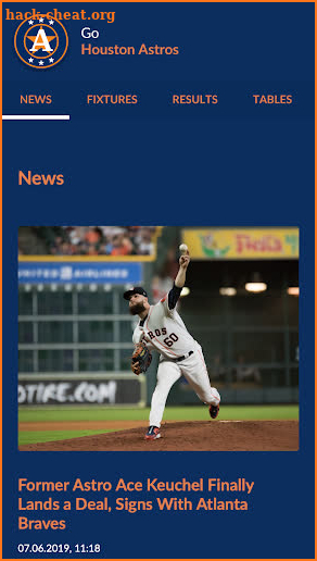 Houston Astros app screenshot