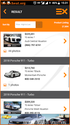 Houston Auto Web screenshot