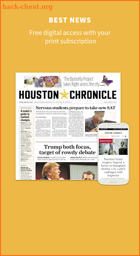 Houston Chronicle News screenshot
