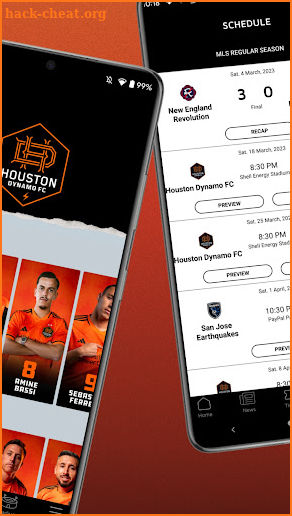 Houston Dynamo & Houston Dash screenshot