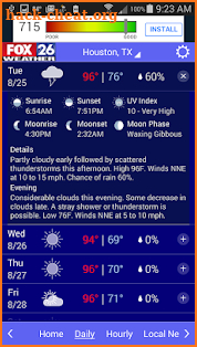 Houston Weather - FOX 26 Radar screenshot