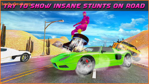 Hover board Stunt Master: Extreme Racing screenshot