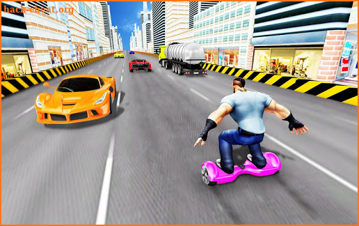 Hoverboard Traffic Racing screenshot