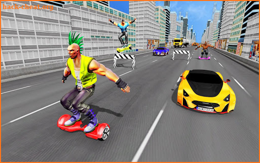 Hoverboard Traffic Racing screenshot