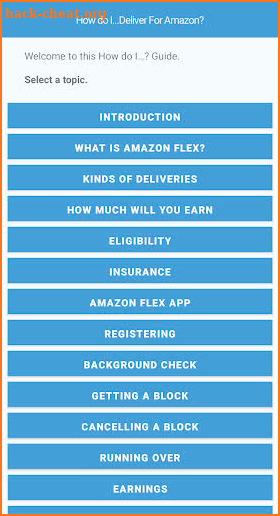 How do I deliver for Amazon? An Amazon Flex guide screenshot