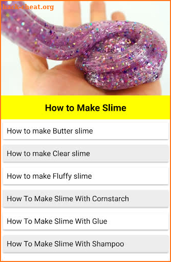 How Make Slime Easy Homemade screenshot