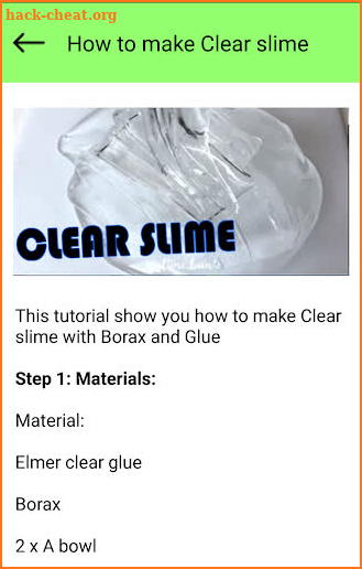 How Make Slime Easy Homemade screenshot